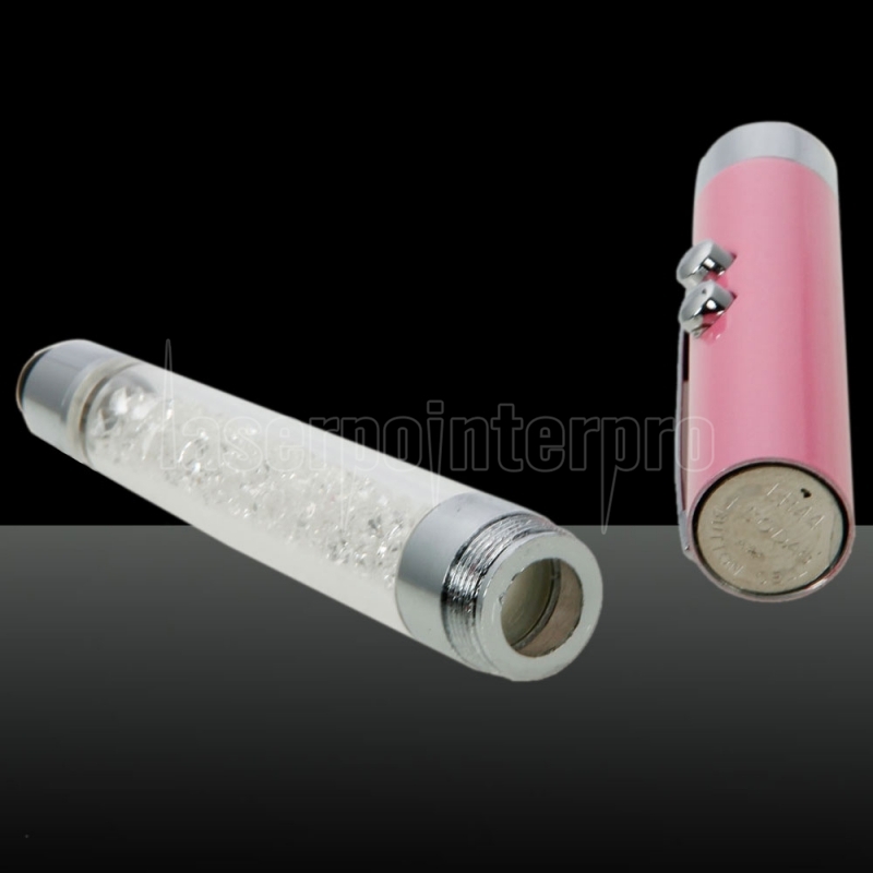 Portable Red Laser Pointer Pen LED Flashlight With Money Detector Function ILKM 