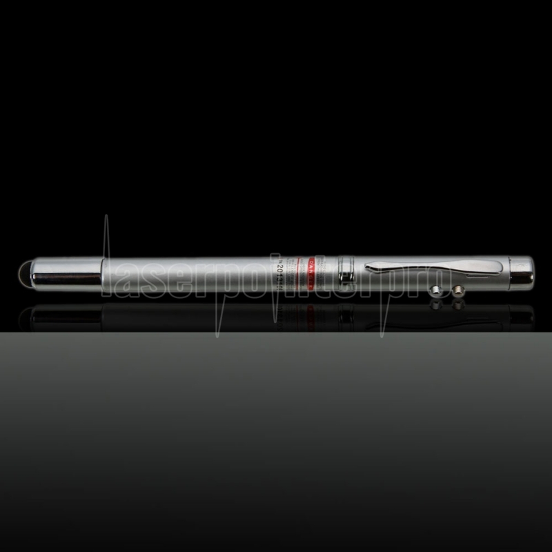 Multifunction 4in1 Laser Pointer LED Light Flashlight Ball Pen Teaching Pointer 