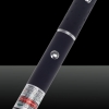 F520 5mW 532nm Starry Sky Green Laser Pointer (2 x AAA) Black + Silver