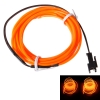 Lámpara de LED flexible de 3 m de 2-3 mm de alambre de acero de la cuerda tira de LED con el regulador de Orange