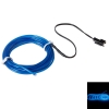 LED Flexible Lamp 3m 2-3mm Steel Wire Rope LED Strip with Controller Blue