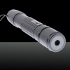 5mW Extension-Type Focus Purple Dot Pattern Facula Laser Pointer Pen with 18650 Rechargeable Battery Silver