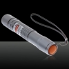 5mW Extension-Type Foco Roxo Dot Pattern Facula Laser Pointer Pen com 18.650 Prata Bateria Recarregável