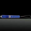 5mW Focus Starry Pattern Green Light Laser Pointer Pen with 18650 Rechargeable Battery Blue