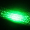 Patrón 5mW Focus estrellada verde de luz láser puntero Pen con 18650 batería recargable Amarillo