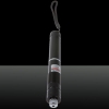 5mW Focus Starry Pattern Green Light Laser Pointer Pen with 18650 Rechargeable Battery Black