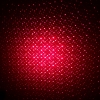 Patrón 80mW estrellada de la luz roja pluma del laser con la batería 16340 Gris plata