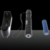 Stylo pointeur laser Focus de type extension Focus 200 mW avec batterie rechargeable 18650 argent
