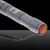 200mW Extension-Type Focus Green Dot Pattern Facula Laser Pointer Pen with 18650 Rechargeable Battery Silver