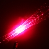 200mW Modelo de punto / estrellada Patrón / Multi-Patrones Foco Rojo lápiz puntero láser Plata