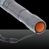 2000MW Extension-Type Pure Focus Pattern Blue Dot Facula Laser Pointer Pen com 18.650 Prata Bateria Recarregável