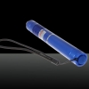 1500mW Burning Focus Starry Pattern Blue Light Laser Pointer Pen with 18650 Rechargeable Battery Blue