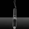 1000mW Focus Starry Pattern Blue Light Laser Pointer Pen with 18650 Rechargeable Battery Black