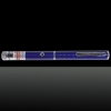 100mW Middle Open Starry Pattern Red Light Naked Laser Pointer Pen Blue