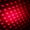 100mW Médio Aberto estrelado Pattern Red Light Nu Laser Pointer Pen Prata