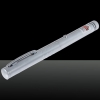 100mW Middle Open Starry Pattern Red Light Naked Laser Pointer Pen Silver