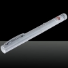 300mW Middle Open Starry Pattern Red Light Naked Laser Pointer Pen Silver