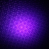 30mW Medio Aperto stellata modello viola Luce Nudo Laser Pointer Pen Argento