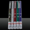 50mW Middle Open Starry Pattern Red Light Naked Laser Pointer Pen Silver