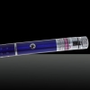 50mW Middle Open Starry Pattern Purple Light Naked Laser Pointer Pen Blue