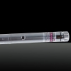5mW Starry Pattern Middle Open Purple Light Naked Laser Pointer Pen Silver
