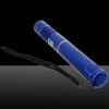100mW 532nm fascio verde della luce laser Pointer Pen con 18.650 batteria ricaricabile blu