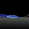 5mW 532nm Focus verde haz de luz láser puntero Pen con 18.650 recargable azul batería
