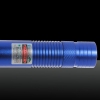 5mW 532nm Focus Green Lichtstrahl-Licht-Laser-Zeiger-Feder mit 18650 Akku Blau