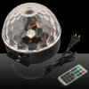 LB18R LT 18W de ahorro de energía de bola mágica de luz automático / control de sonido RGB LED DJ Etapa de iluminación LED Cryst