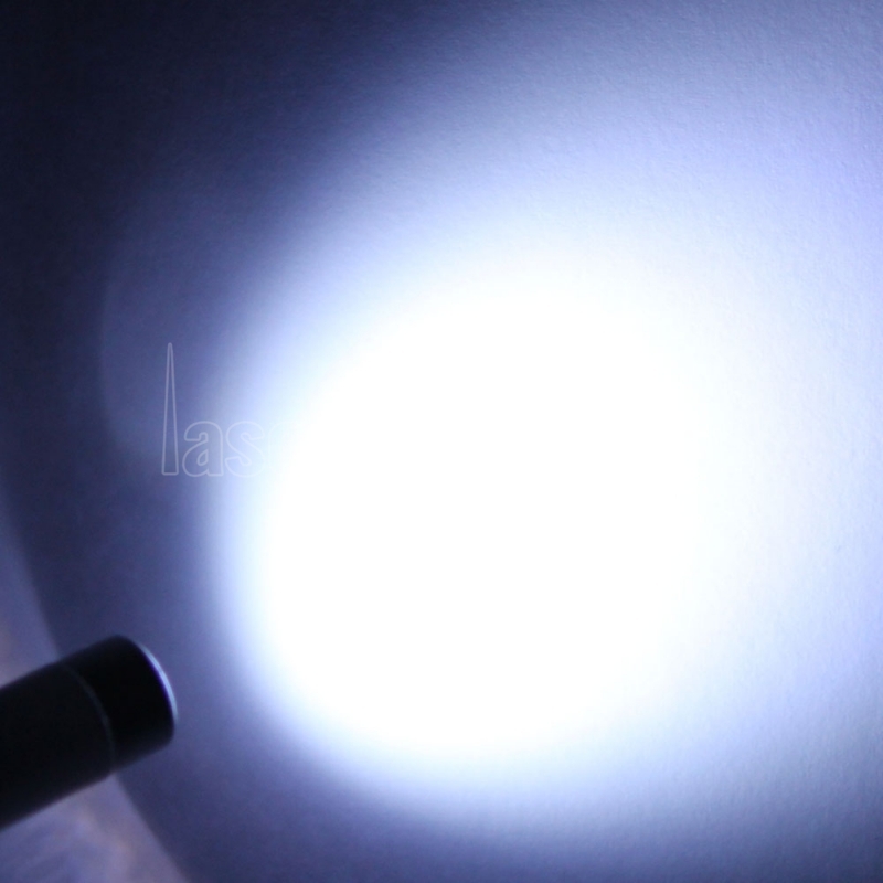 488nm 1mW Focusable Cyan-Blue Dot Laser Pointer Waterproof Spot Flashlight 18350 