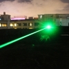 300MW 532nm grüne aufladbare Laser Pointer (1 x 2400mAh) Schwarz