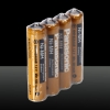 Le batterie 4 pezzi originali Panasonic 630mAh AAA Ni-MH ricaricabili Set Arancione