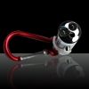 20pcs 2 en 1 5mW 650nm pointeur laser rouge lampe de poche Porte-clés avec LED rouge