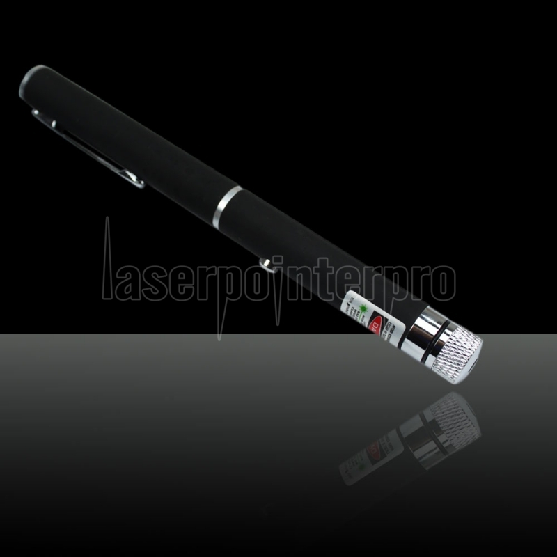 5 en 1 100mW 532nm Mid-open stylo pointeur laser vert kaléidoscopique - FR  - Laserpointerpro