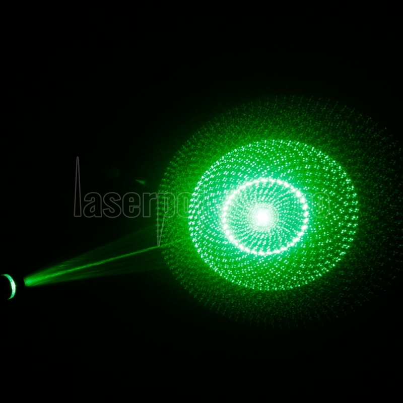 5 en 1 100mW 532nm Mid-open stylo pointeur laser vert