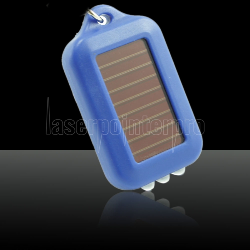 Multi-function Solar Power 3LED Light Keychain Torch Flashlight Portable