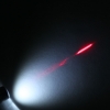 3-in-1 5mW 650nm Red Laser Pointer Pen with Silver Surface (Red Lasers + LED Flashlight + Writing)