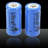 1pcs ULTRAFIRE LC16340 3.7V 880mAh batteria ricaricabile Deep Blue