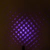 2 en 1 5mw 405nm Puntero láser azul violeta y caleidoscópico de luz medio abierta