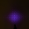 2 en 1 5mw 405nm Puntero láser azul violeta y caleidoscópico de luz medio abierta