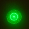 5 en 1 5mW 532nm pluma de puntero láser caleidoscópico medio abierto verde