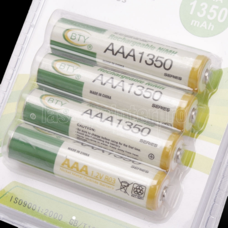 AAA battery 1350 mAh Rechargeable battery NI-MH 1.2 V 