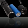 5Pcs 100mW 405nm 852 Flashlight Style Blue Laser Pointer Black (with one 18650 battery)