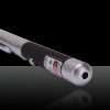 Penna puntatore laser verde mezzo acciaio 10mW 532nm con batteria 2AAA