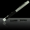100mW 532nm Half-steel Green Laser Pointer Pen with 2AAA Battery