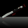 2Pcs 200mW 532nm Half-acciaio puntatore laser verde penna con batteria 2AAA