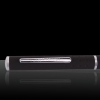 5 en 1 100mW 532nm Green Laser Pointer Pen noir (inclus deux LR03 AAA 1.5V batteries)