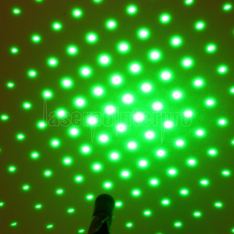 10pcs 200mW 532nm 303 Enfoque caleidoscópica linterna puntero láser verde  (con una batería 18650) - ES - Laserpointerpro