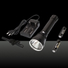 4000LM XHP70 Kit de linterna LED de buceo Ultra Bright Stepless atenuación linterna táctica de luz amarilla