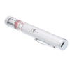 200mW 532nm Green Beam Light Starry Rechargeable Laser Pointer Pen Silver